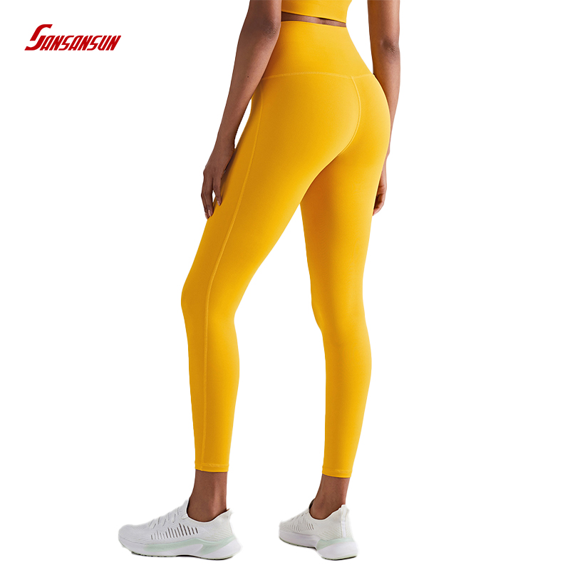 women leatherette yoga leggings