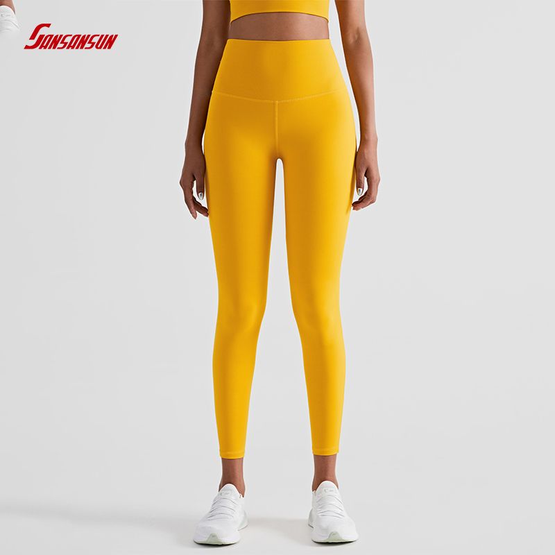 women leatherette yoga leggings