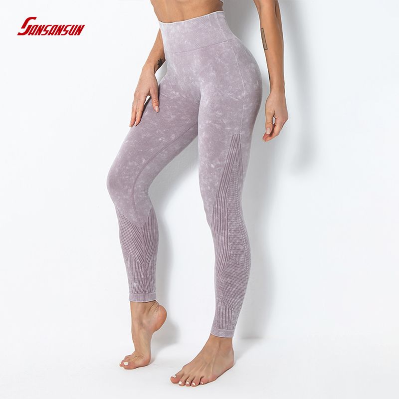tummy control seamless yoga leggings