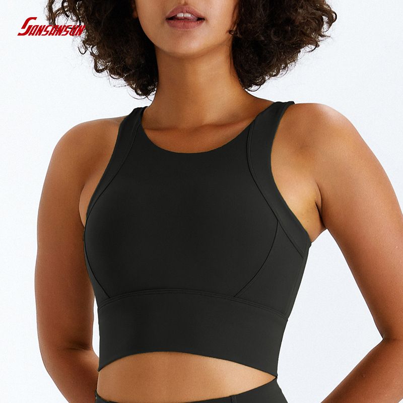 women recycled nylon sports bra