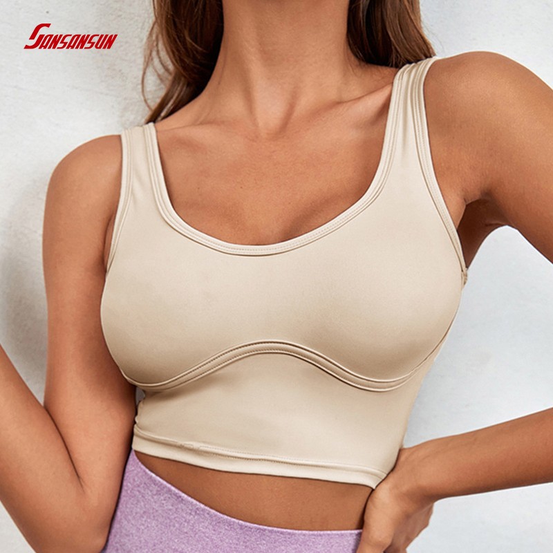 women recycled nylon sports bra