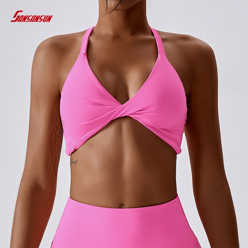 Find Custom Female Twisted Sports Bra,Custom Female Twisted Sports Bra  Suppliers,manufacturers Online Sale