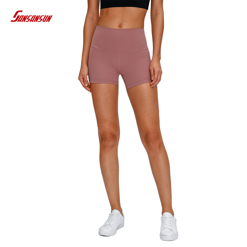 compression women active wear shorts