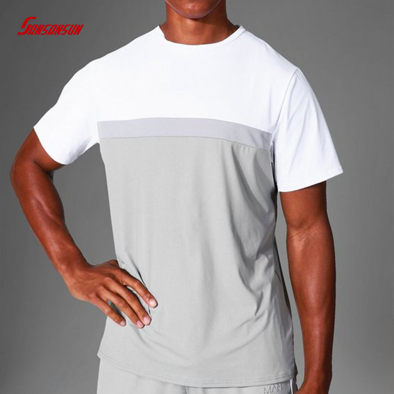 loose fit men active performance T shirt