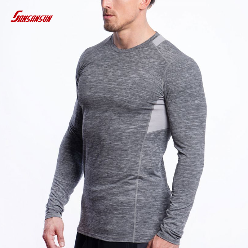 Compression Men Gym Wear Tight Shirts