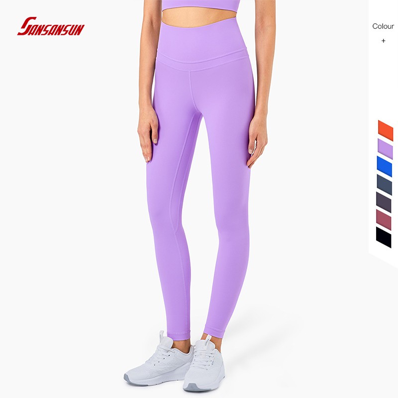 double buttocks seam yoga leggings