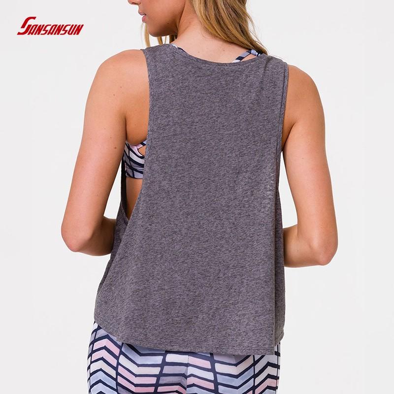 Gym Vest Workout Sleeveless Tops