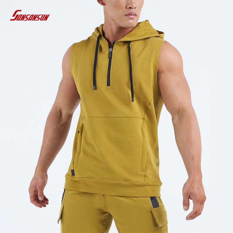 Running Muscle Tank Top Hoodies