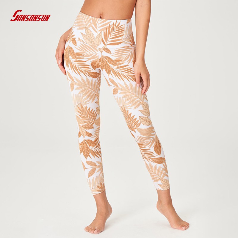 Tummy Control Printing Yoga Leggings