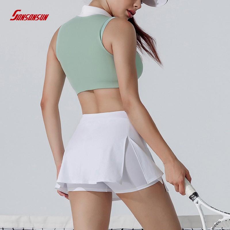 Pleated tennis skirts set