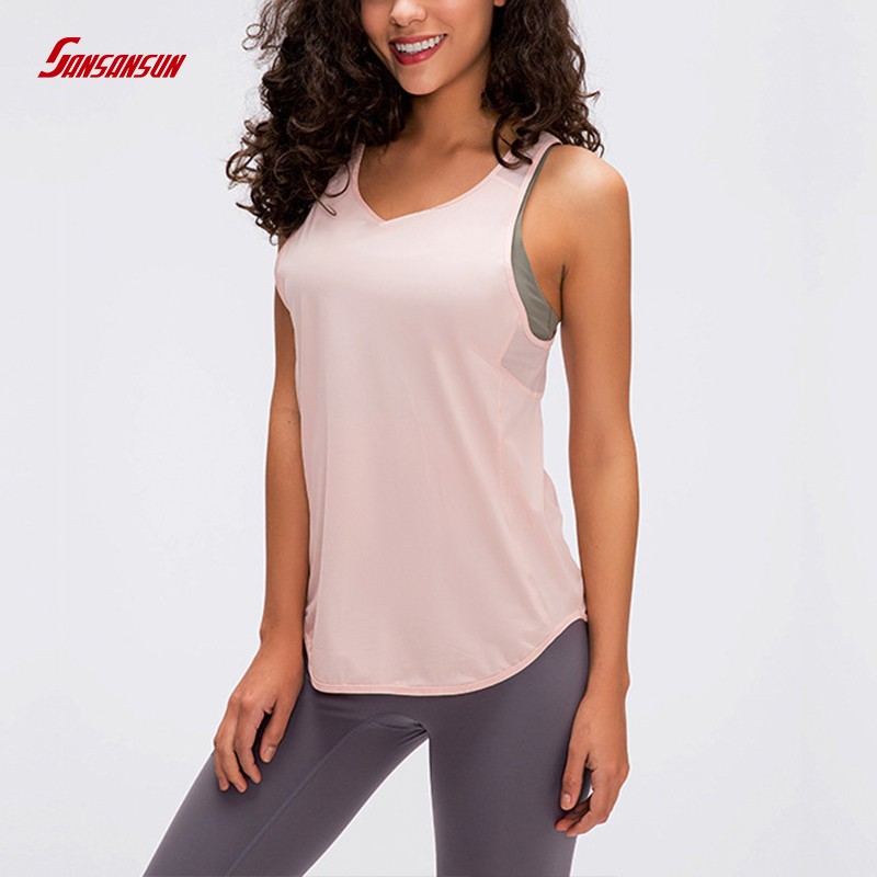 Ladies Fitness Sleeveless Top