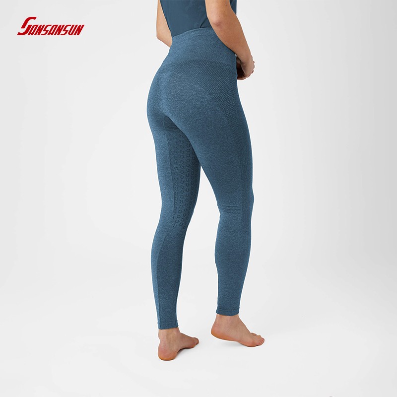 women riding leggings tights