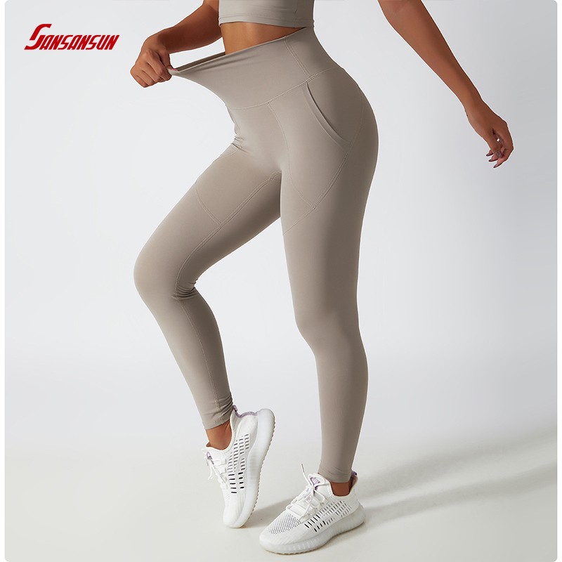 recycled Workout Pants With Pockets