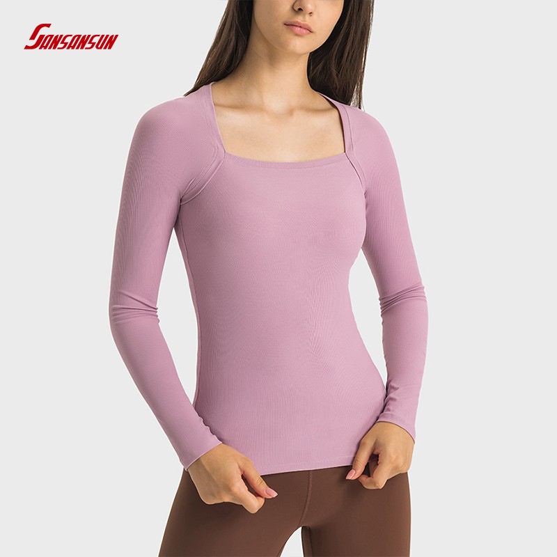 cropped long sleeve activewear