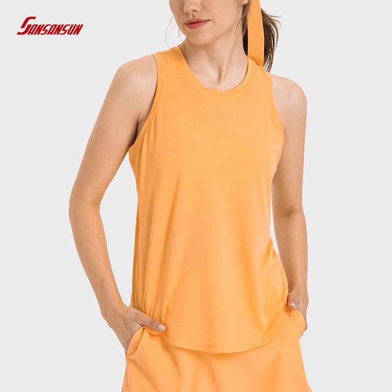 women tennis wear tank vest