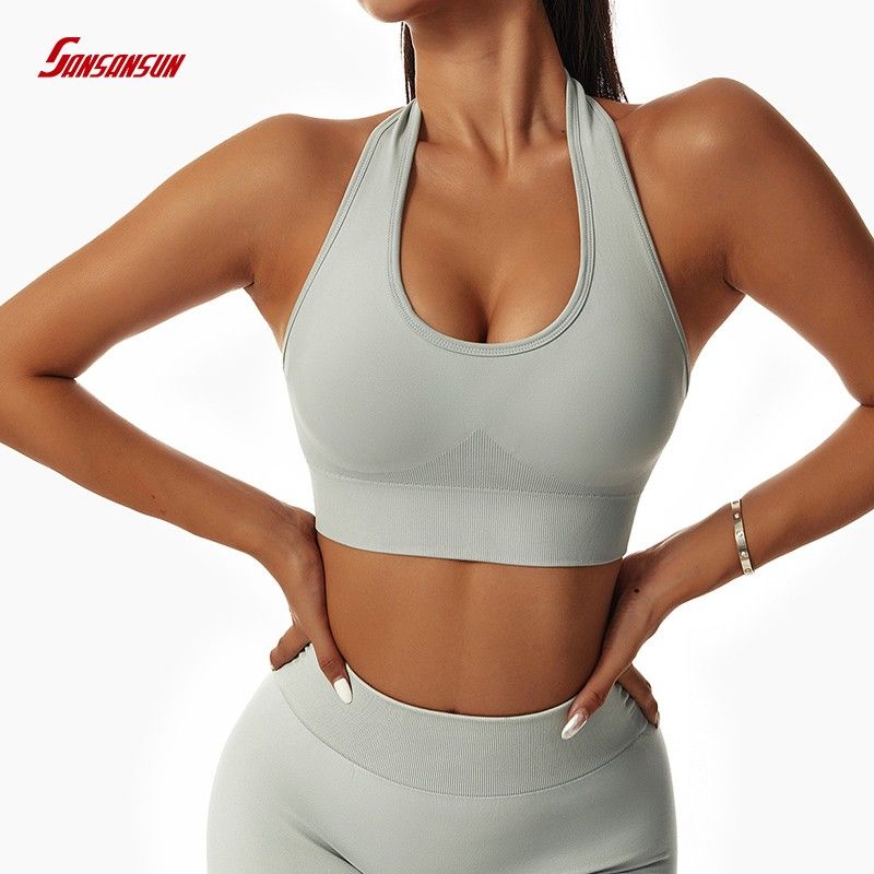 New Summer High Impact Athletic Wear Thread One Shoulder Running Fitness  Top One-Piece Back Yoga Sports Bra - China Women Sportswear and Custom  Lounge Wear price